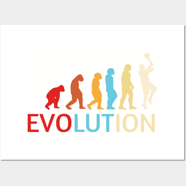 BASKETBALL EVOLUTION Wall Art by contact@bluegoatco.com